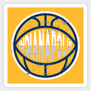 Indianapolis Basketball 1 Magnet